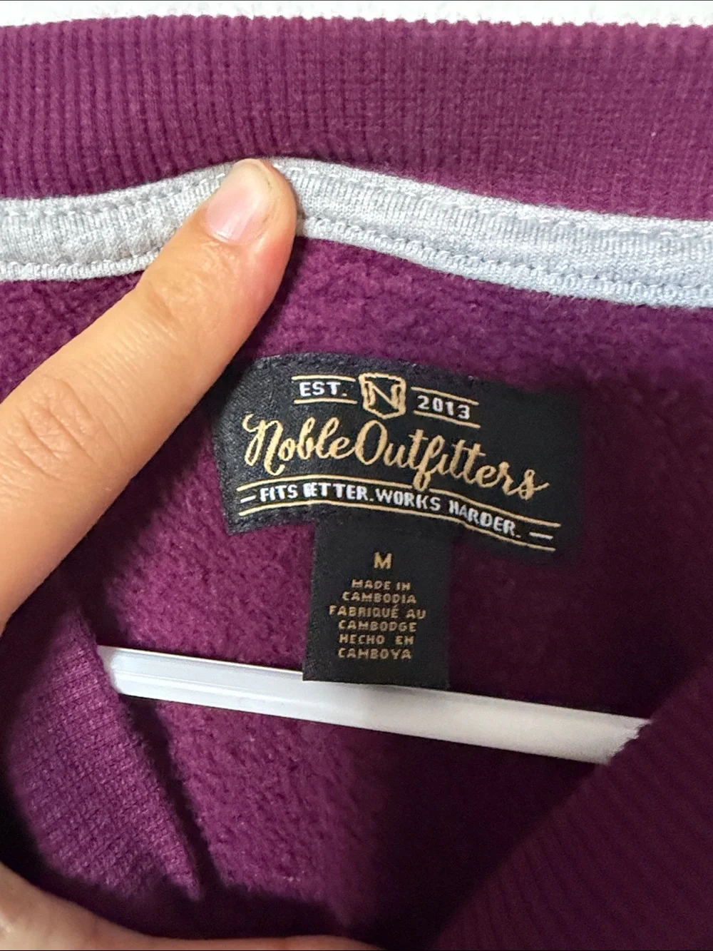 Women's Crewneck Sweater - Deep Plum